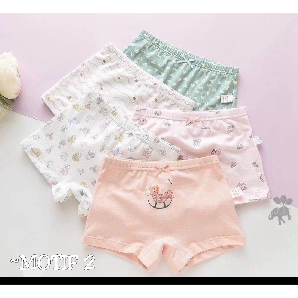 Boxer / Celana Pendek Baby Girl ( Celana Dalam )