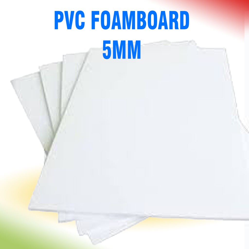 PVC Foam Board 5mm putih lembaran 40cmx60cm
