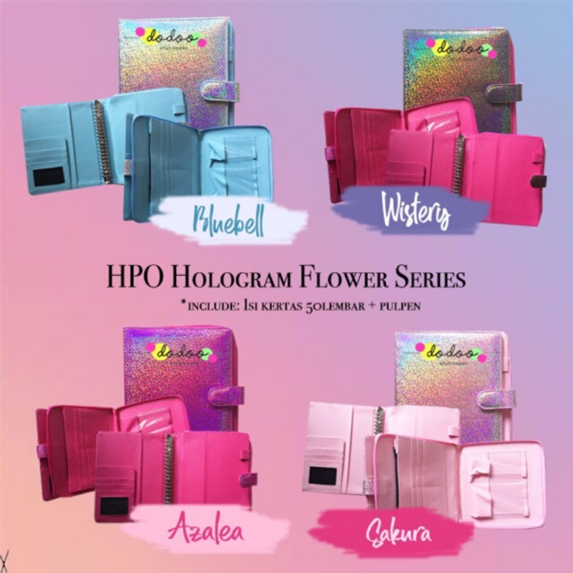 

READY STOCK BINDER HPO HOLOGRAM SERIES A5/B5 (INCLUDE KERTAS)