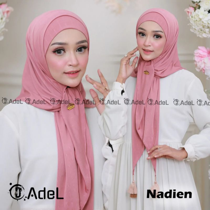 JILBAB/HIJAB INSTAN, SEGITIGA INSTAN JERSEY, SEGITIGA INSTAN MALAY ORIGINAL ADEL