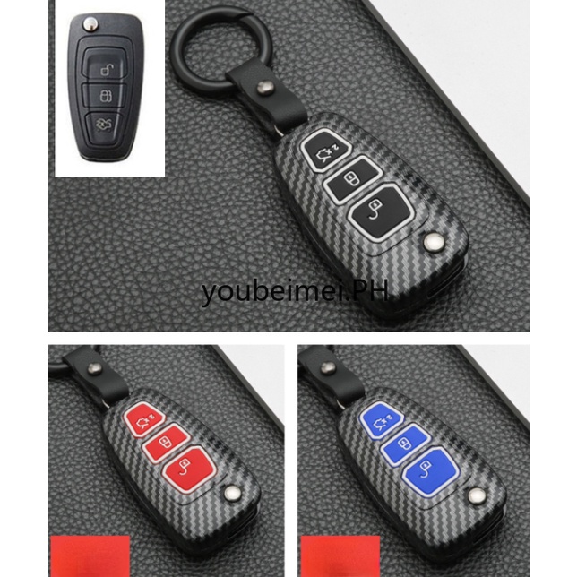 1pc Case Remote Kunci Mobil Ford Focus Fiesta Kuga Everest Galaxy Mondeo Transit Tourneo Ranger C-Max S-Max