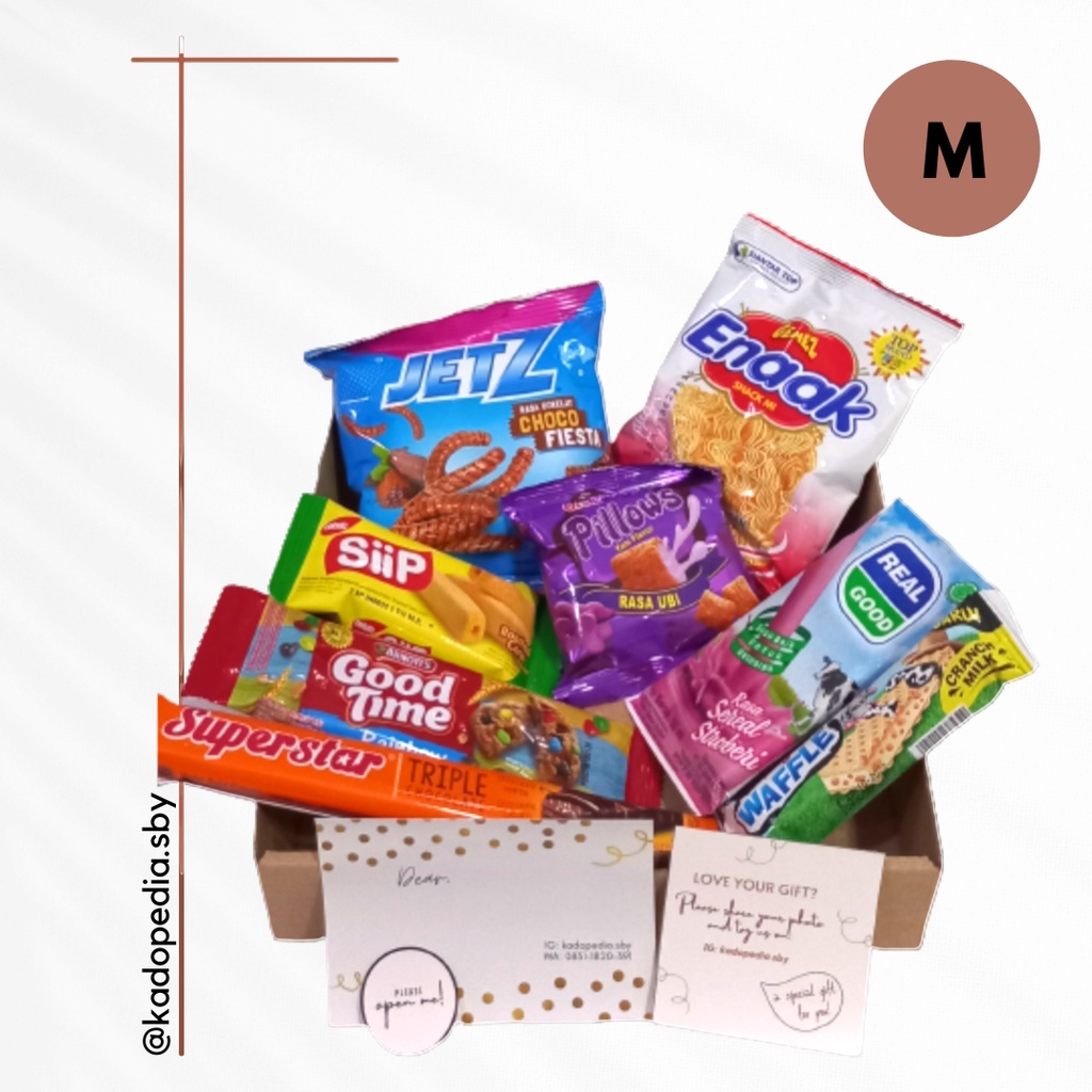 

TERMURAH! Snack Box / Hampers Snack / Gift Box / Kado Ultah Wisuda Anniversary / Hadiah Unik