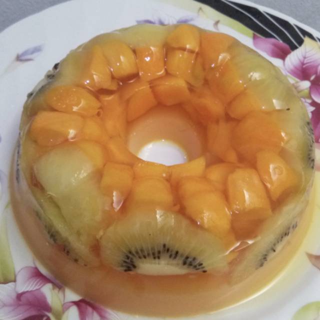 

Puding buah segar