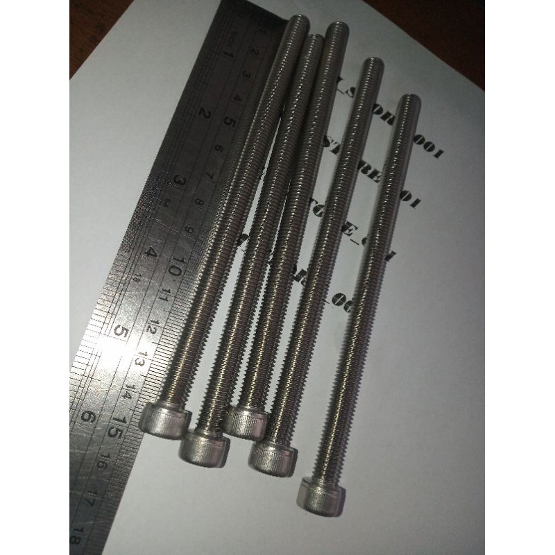 baut L M8 X 140 (14cm) stainless 304 THE A2-70