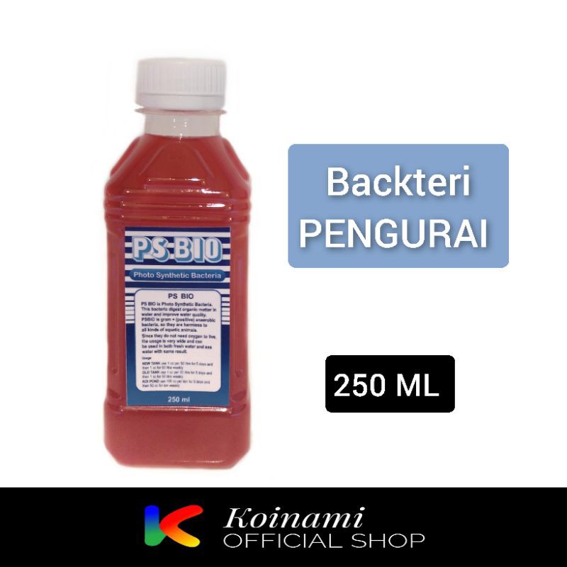 PS-BIO 250 mili / BACKTERI STARTER / PENUMBUH BAKTERI STARTER KOLAM IKAN / PEMBERSIH KOLAM  AQUARIUM