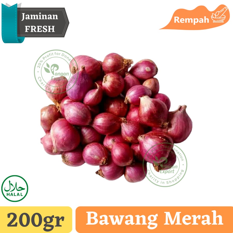 

Bawang Merah Shallots / Buah Bumbu Sayur Masak Dapur by Pangan Export