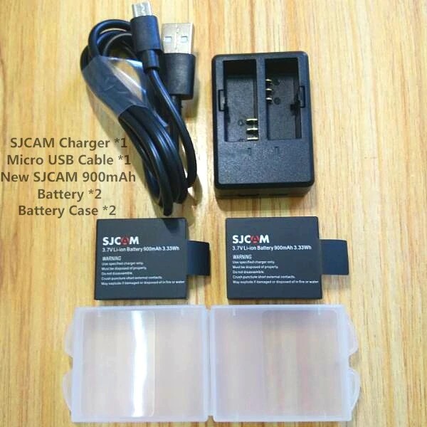 camera action SJCAM Original Sj4000 battery charger case for SJCAM SJ5000X Sj5000 M10 SJ7000 9000