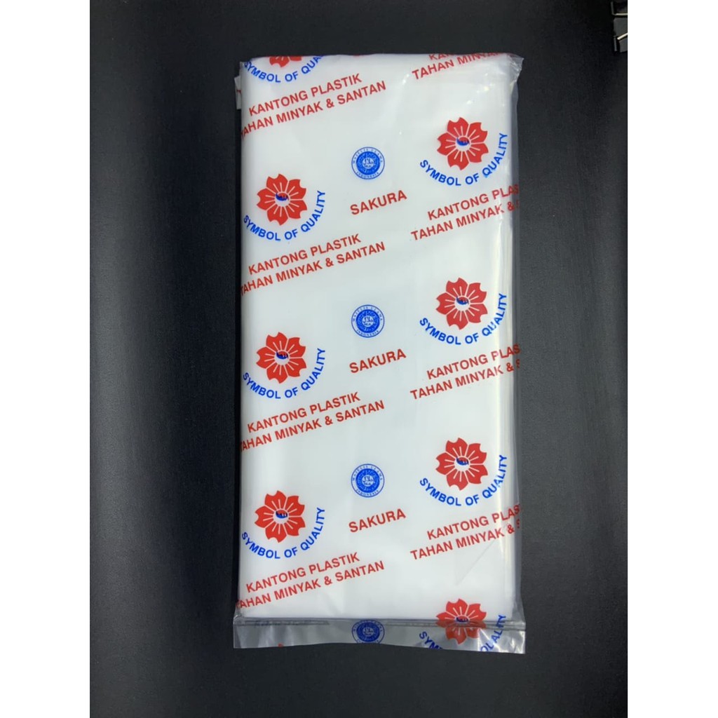 Plastik PE 15x30 Plastik PE Sakura 15 x 30 @200gr