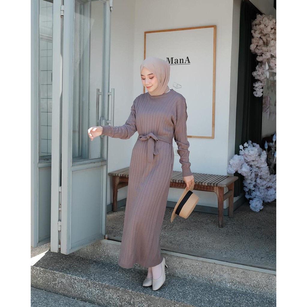 Original Alea Dress Real Pic 1000% bahan rajut lembut termasuk free belt ukuran all size fit L to XXL tersedia 6 warna/ Original ALEA Dress Real Pic 100% bahan rajut lembut termasuk free belt ukuran all size fit L to XXL