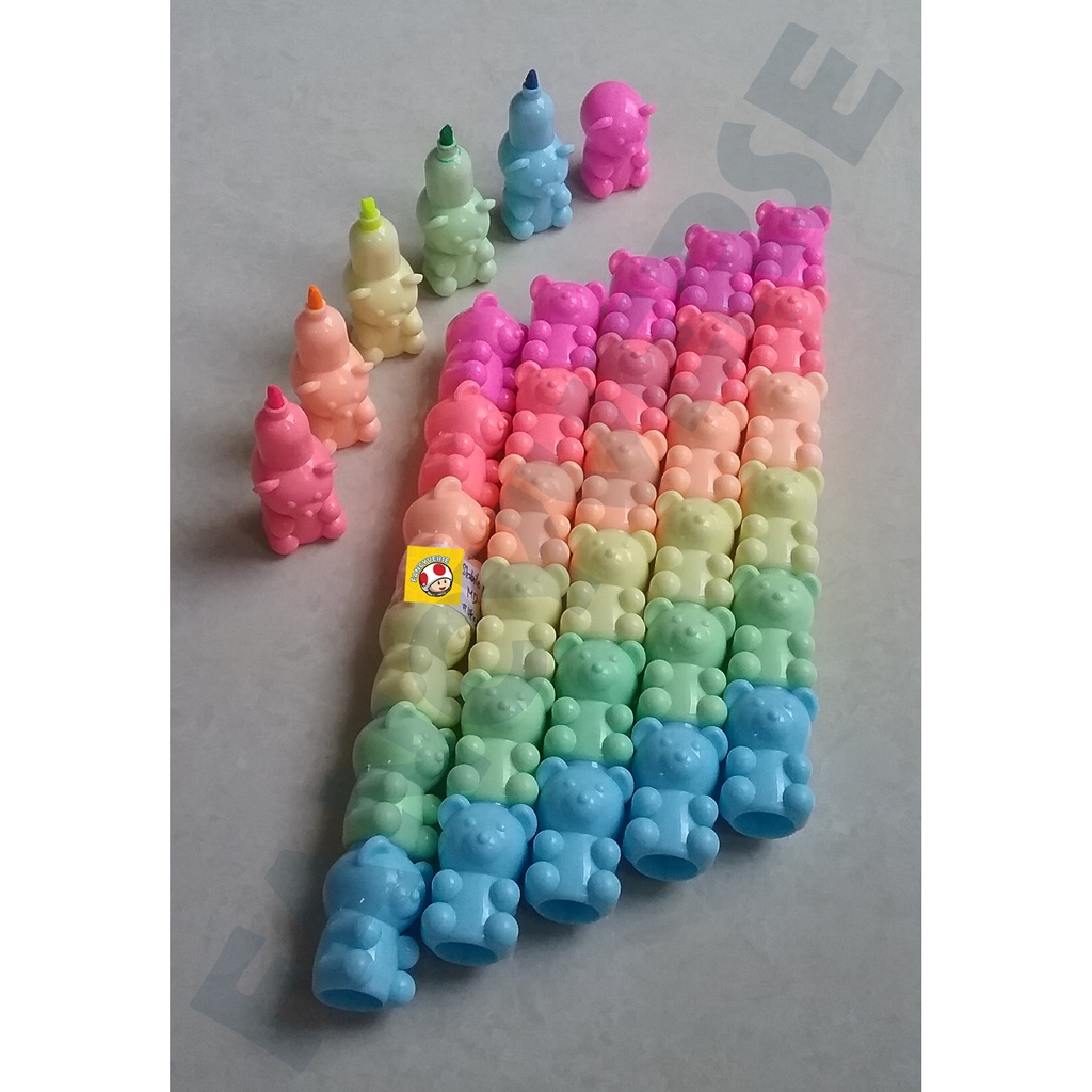 

Highlighter Pen Mini Susun Cute Bear 5 Warna (MD-080) / Textliner