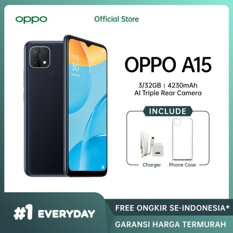 oppo a15 original 100% garansi resmi oppo