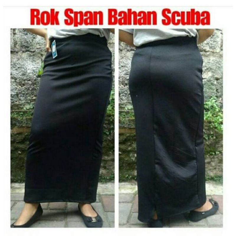 Aulia - Rok Span Scuba Jumbo//Rok Span Scuba Jumbo Ukuran XXL-XXXL