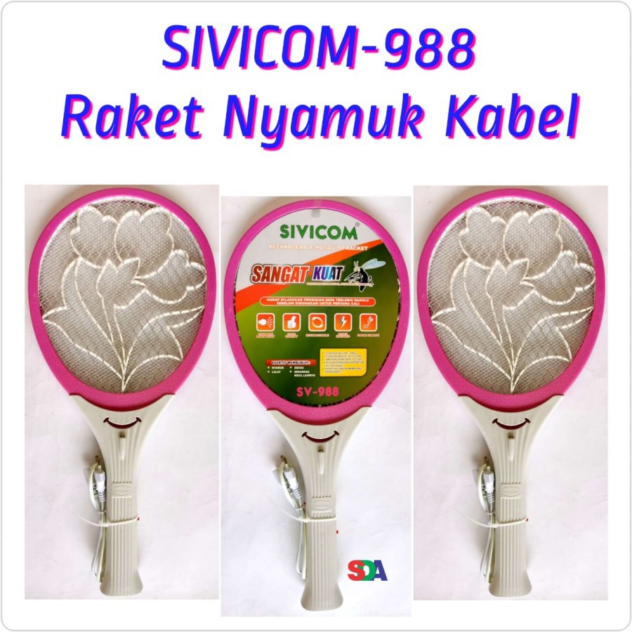 Raket Nyamuk Charge Sivicom SV988