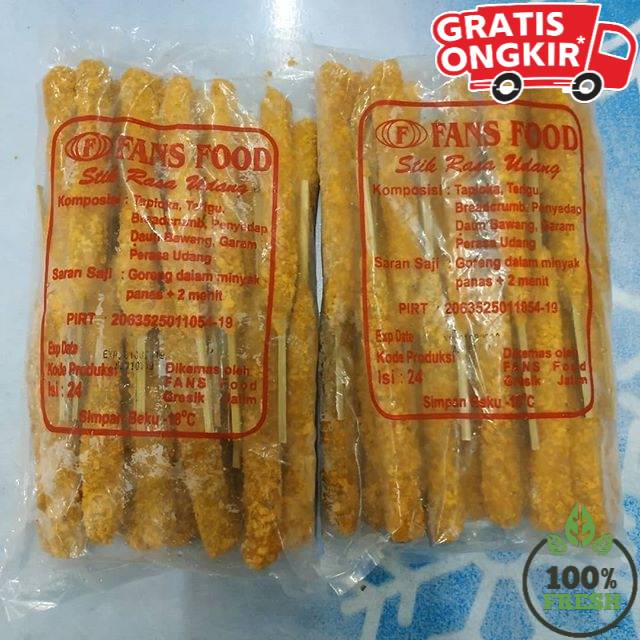 

[PASTI FRESH]STIK UDANG ISI 24/TERENAK GURIH