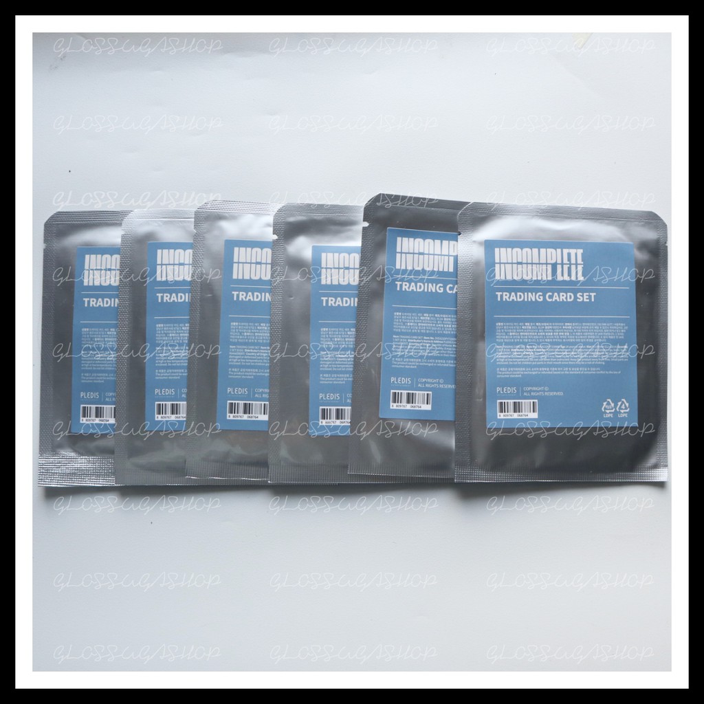 SEVENTEEN TRADING CARD SET INCOMPLETE ONLINE MERCHANDISE MERCH CONCERT PHOTOCARD SVT