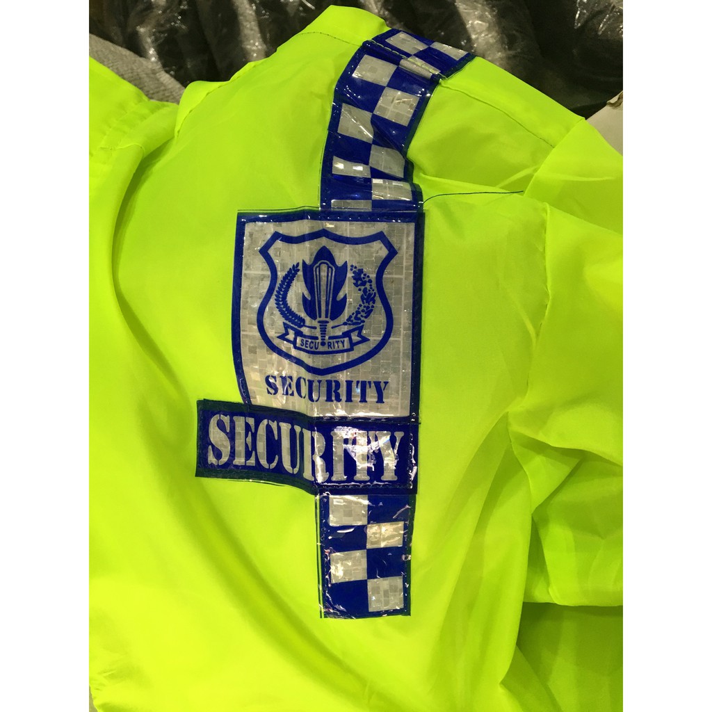 Jas Hujan Satpam Jas Hujan Security Raincoat Satpam Scotchlight