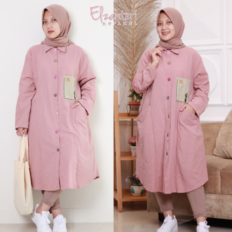 Baju wanita | Sahmura Dress Wanita Tunik Panjang