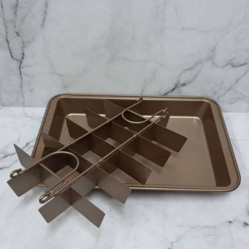 Loyang Brownie Pan non stick Baking pan anti Lengket