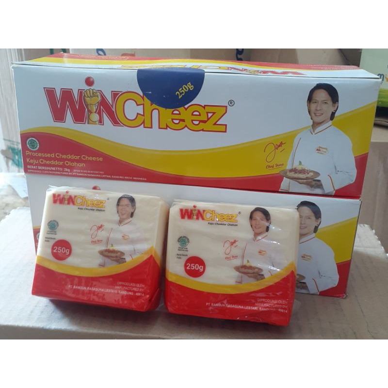 Keju wincheez 1 box ( isi 250g x 8 pcs )