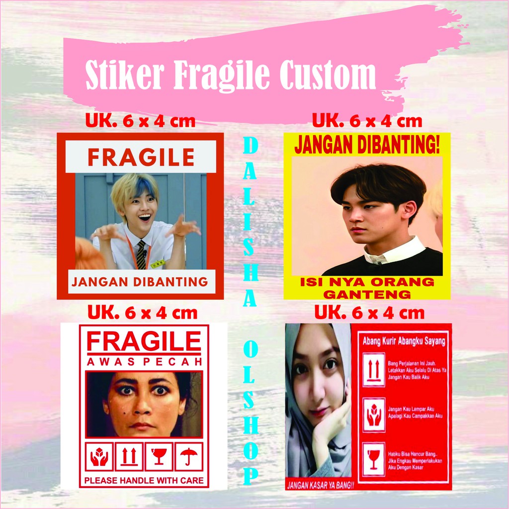 

Stiker 4x6 Satuan Fragile Pecah Belah Custom Stiker awas mudah pecah custom fragile custom ukuran 6x4cm Custom stiker murah stiker custom stiker olshop stiker pecah belah stiker fragile custom