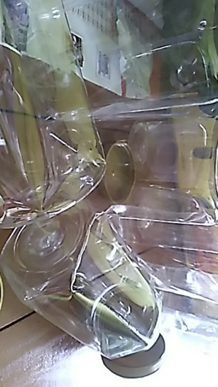 Toples Plastik Hexagonal 700 Ml / Toples Coklat / Toples Kue