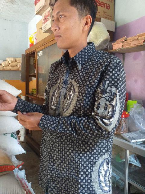 Gurdo Truntum Kemeja Batik Pria Lapis Furing Katun Primisima Batik Solo Batik Klasik Teruntum