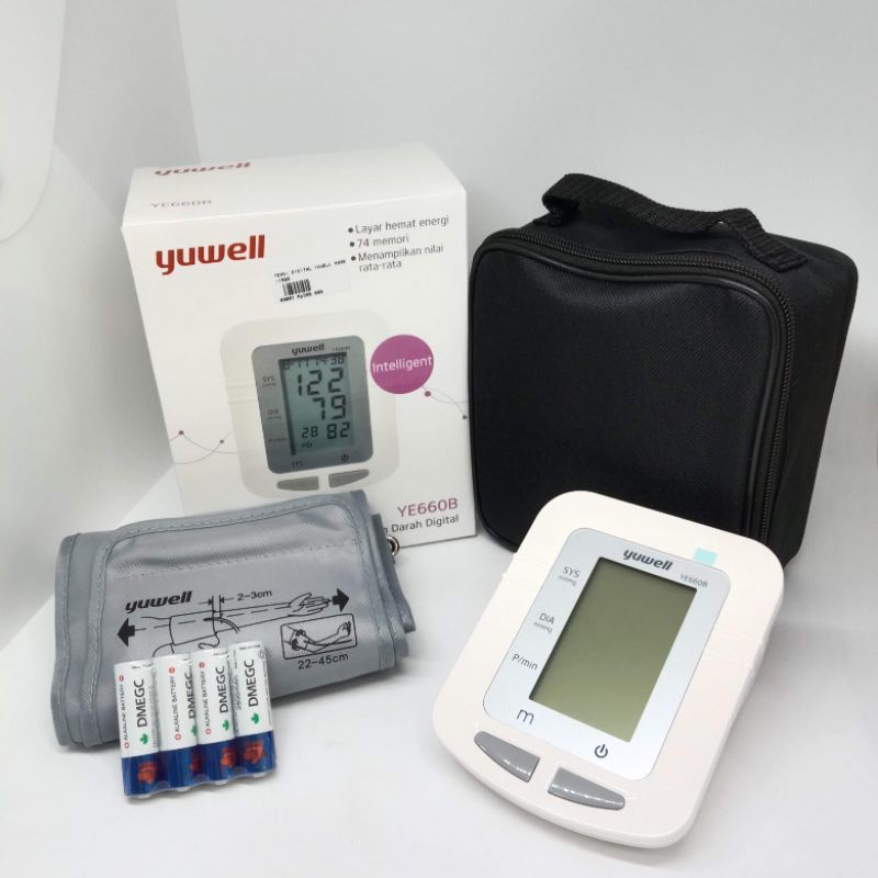 TENSI DIGITAL YUWELL YE660B/ALAT CEK TEKANAN DARAH DIGITAL
