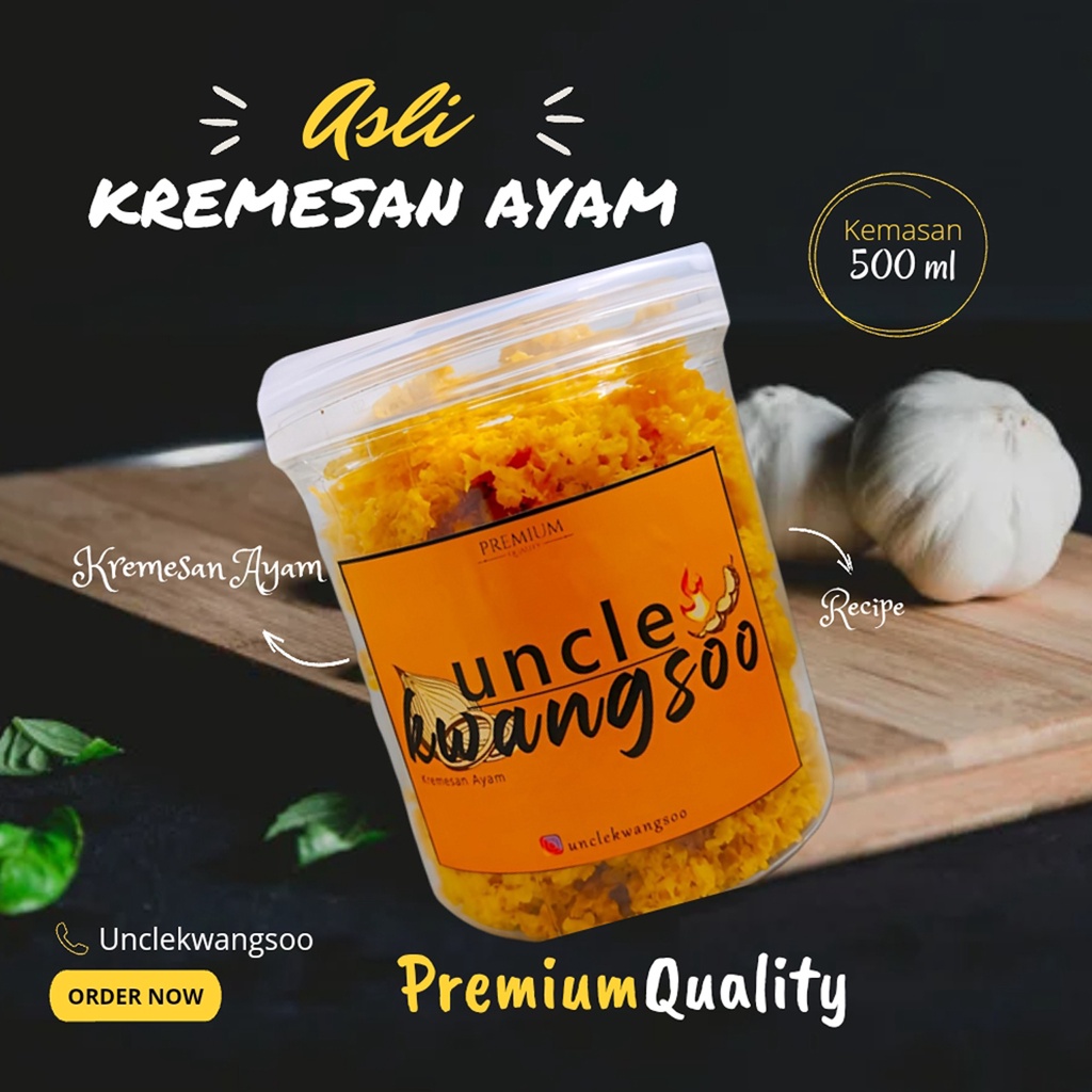 

Kremesan Ayam PREMIUM ASLI KEMASAN TOPLES 500ml by Uncle Kwangsoo