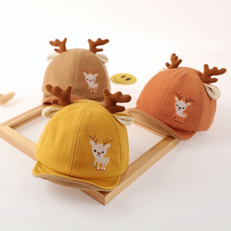 Topi Baseball Bayi Rusa tanduk Deer lucu