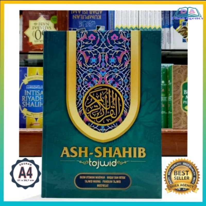 Al-Quran Ash Shahib Tajwid A4 Non Terjemah Rasm Utsmani
