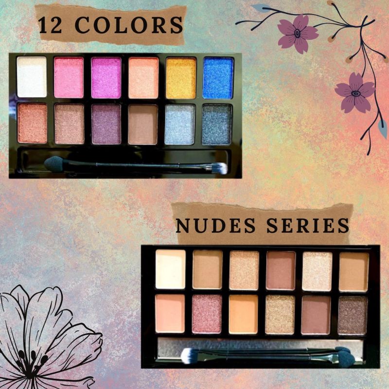Brasov Eyeshadow Palette 12 color | Nudes color | Eye Shadow