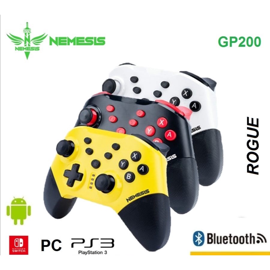 C_    NYK GP200 / GP-200 Rogue Bluetooth Gamepad / Joystick / Stick