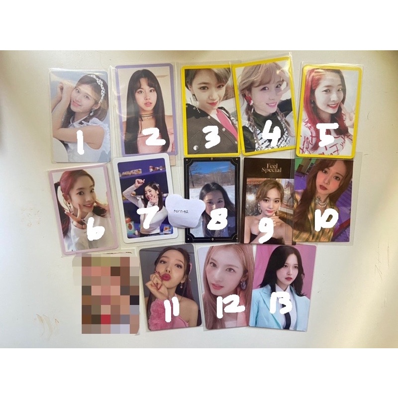 OFFICIAL Twice Pc Photocard Sana Chaeyoung Jeongyeon Momo Dahyun Dubu Tzuyu Nayeon Mina BDZ Japan Tc