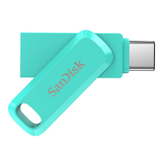 Flashdisk OTG Type C 64GB SanDisk Dual Drive SDDDC3 GREEN - Garansi Resmi 5 Tahun