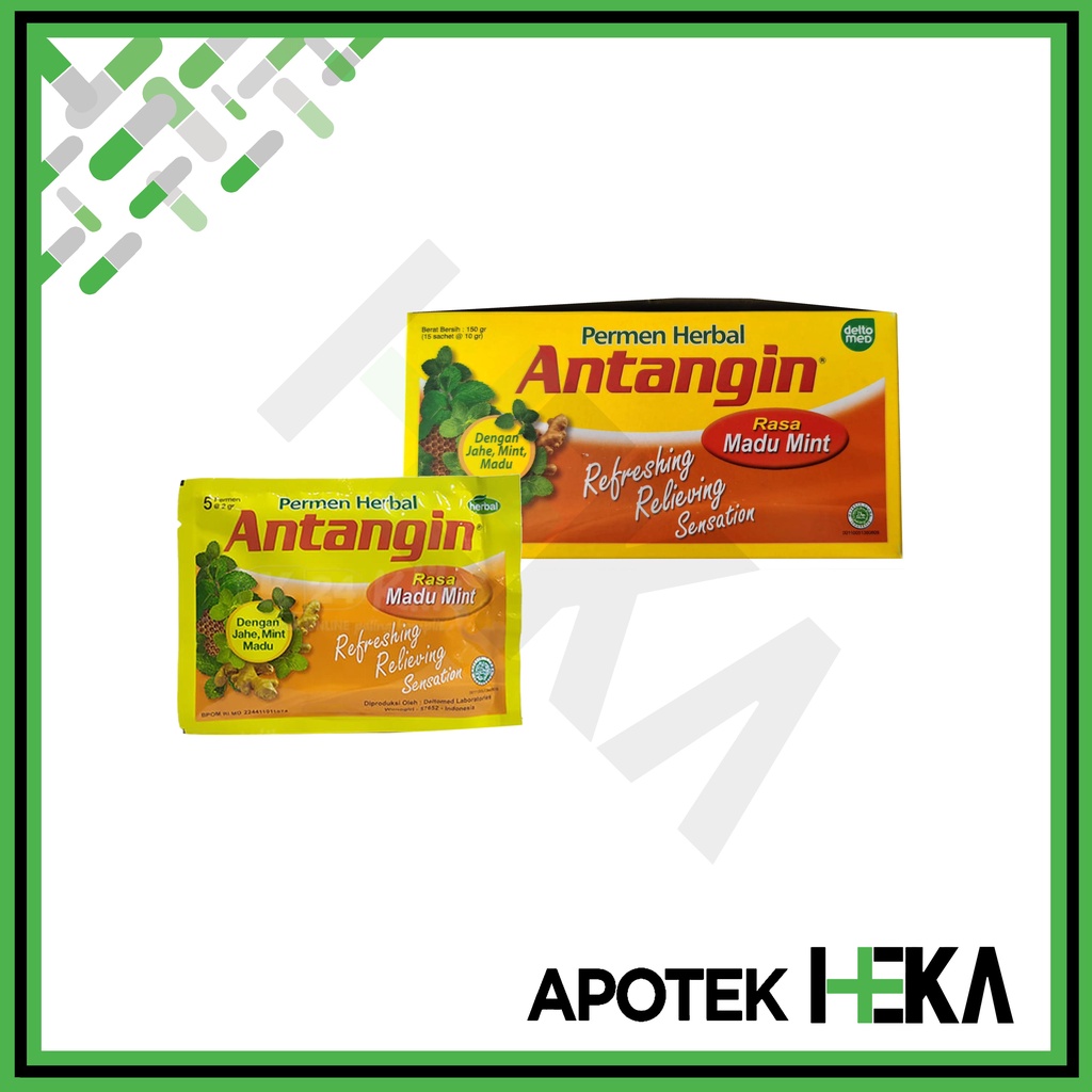 Antangin Candy Sachet isi 5 - Box isi 15 Sachet - Permen Tenggorokan (SEMARANG)