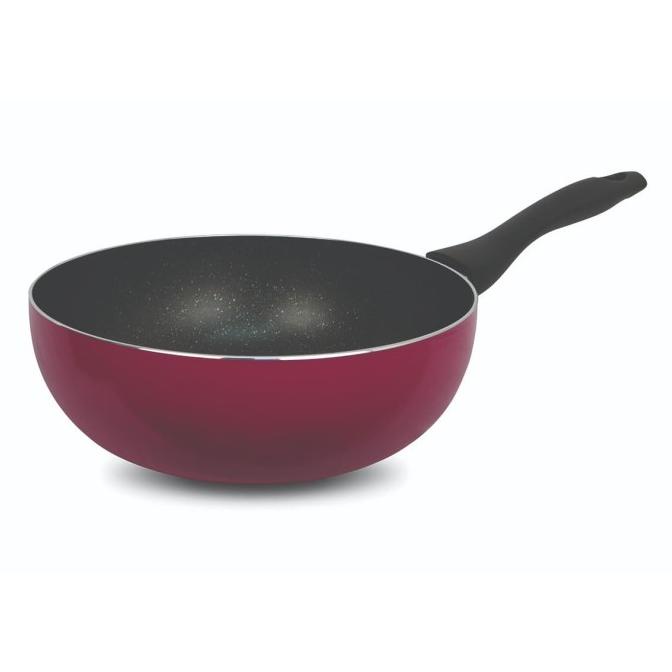 Kirin Teflon Wajan Lado-Lado Series Deep Wok 18 cm
