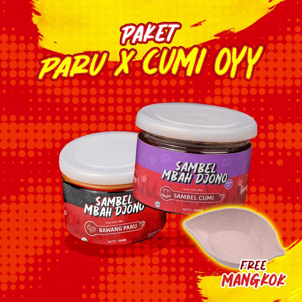 

Paket Spesial 2 Sambel Mbah Djono- Sambel Paru dan Sambel Cumi Oyy