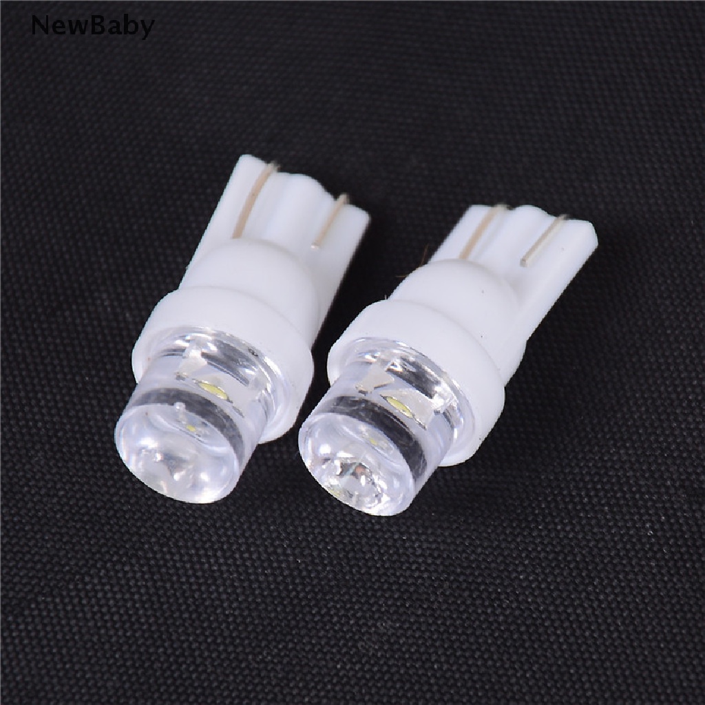 10pcs Lampu LED T10 1smd Cekung Untuk Instrumen Mobil