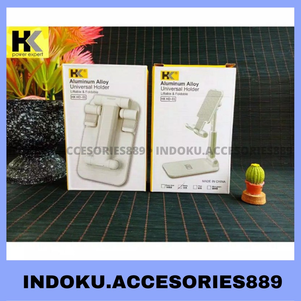 Holder Stand HP HK HD-01 Bahan Aluminum Original