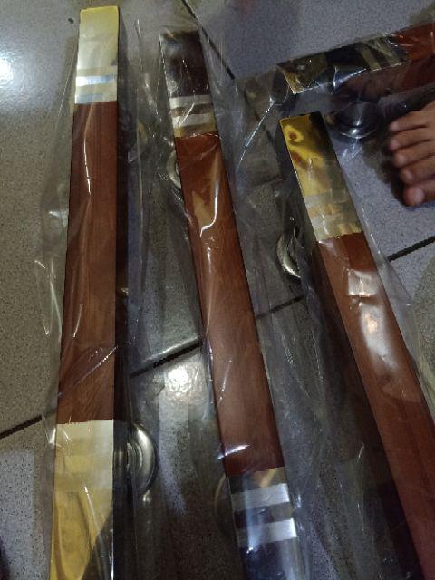 Kunci Pintu Kuputarung Minimalis Handle Pintu Tarikan Pintu Gagang Pintu Kotak Kayu Kmb 33 Cm Coklat