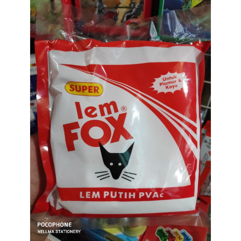 

Lem Fox Super 350 gram Untuk Plamur dan Kayu