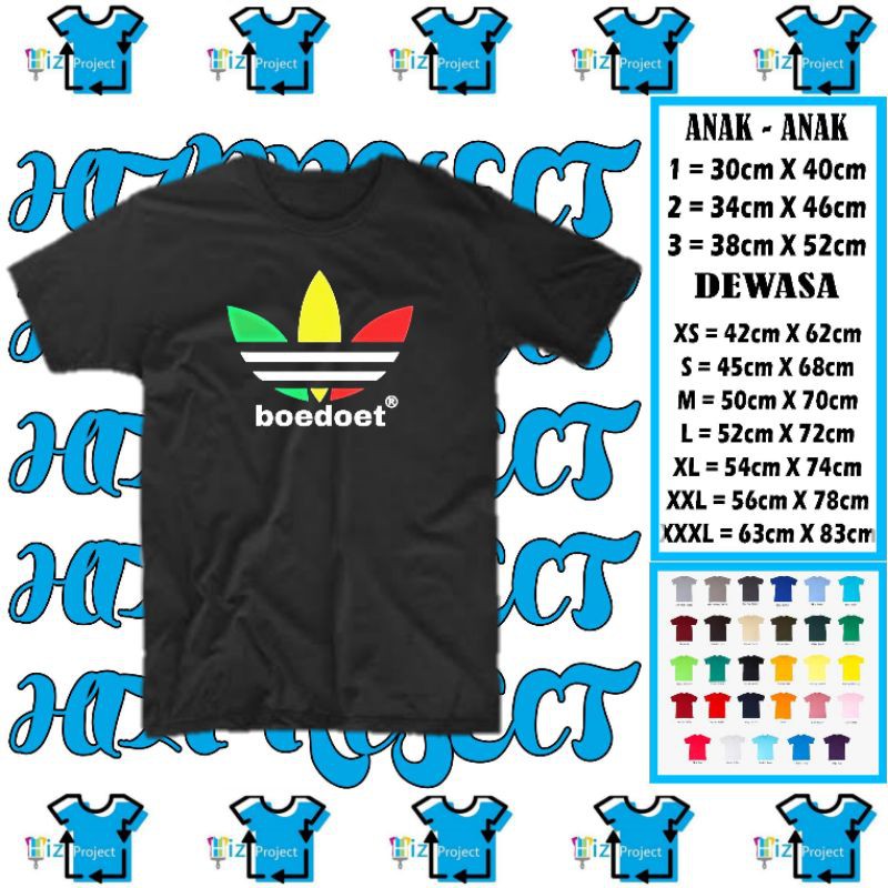 T-SHIRT KAOS ADIDAS BOEDOET STM JAKARTA