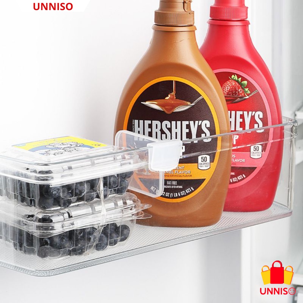 UNNISO - Rak Grid Partisi Pemisah Laci Kulkas 1 Set Isi 4 PK1
