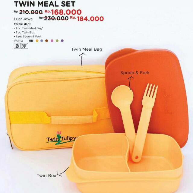 Twin Meal Set - TwinTulipware