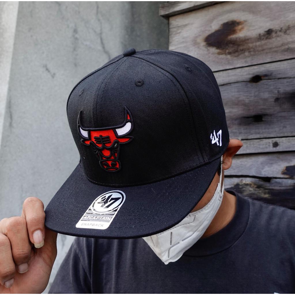 Topi Bulls Snapback NBA Import Mirror ORI