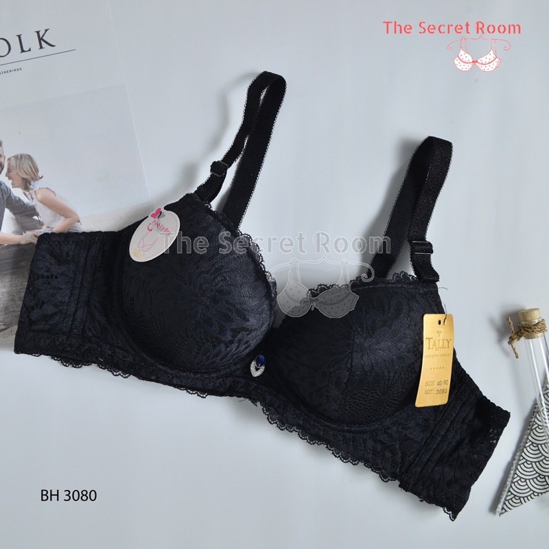 TALLY BRA BH PUSH UP 3080 I BUSA TEBAL I CUP B BESAR | TANPA KAWAT I SIZE 36-40