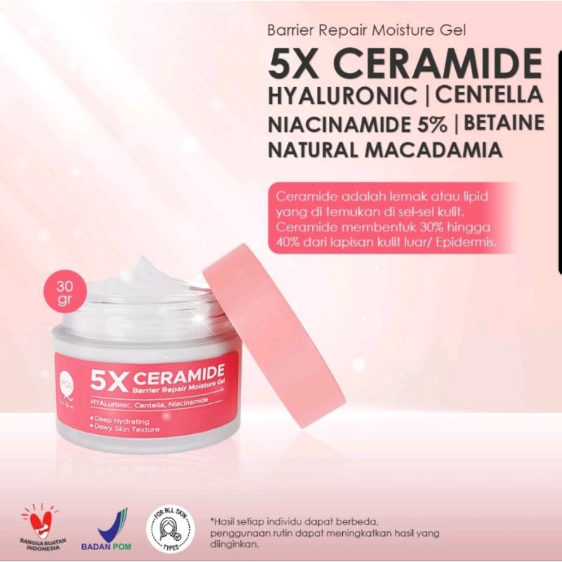 PIPIQIU 5X Ceramide Barrier Moisture Gel 30ml