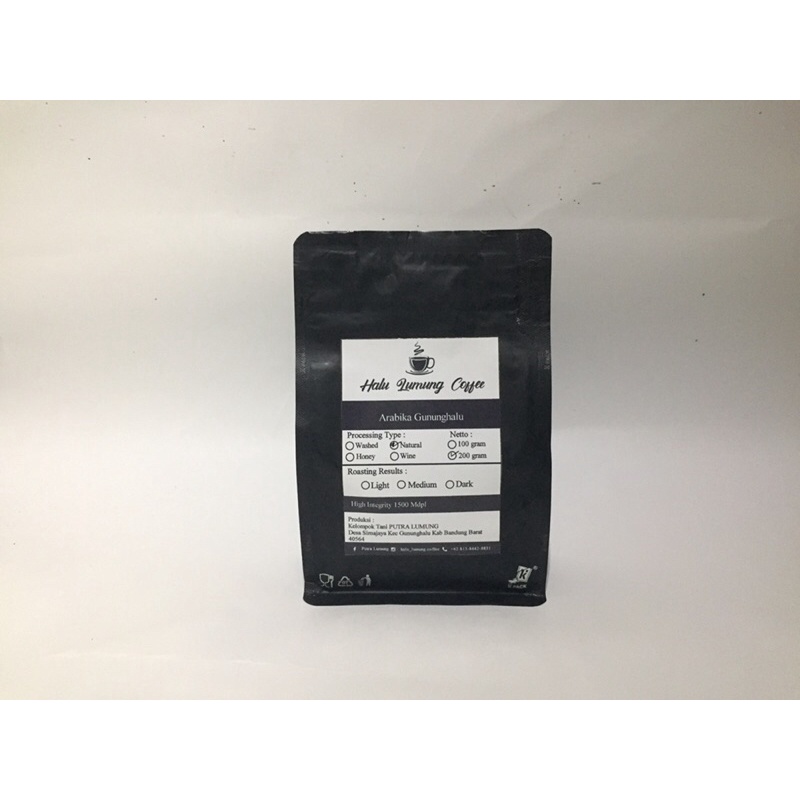 

Kopi GunungHalu Arabika Natural 100 gram - Kg