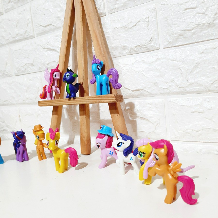 My Little Pony Hasbro figure set cake topper kado mainan anak murah