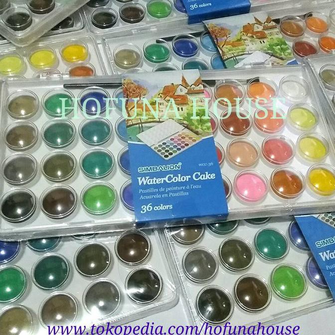 

New! Cat Air Simbalion Watercolor Cake 36 Colors Terpercaya